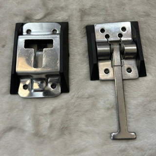 Bộ móc chữ T xịn khóa cửa thùng xe tải chốt lò xo.