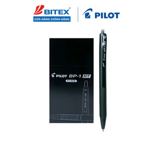 Hộp 12 cây bút bi bấm Plastic Pilot BP-1RT ngòi 0.7mm