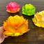 Bộ 4 Cái Lồng Đèn Hoa Sen Nhựa Mỏng Thả Nước/Cầm Tay/Treo Trang Trí Phật Giáo, Có Bán Đèn Led Riêng