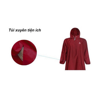 Áo Mưa BISUR Bít 1 Người, RANDO Chính Hãng, Có Phản Quang, Vải Dù Cao Cấp Nhanh Khô, Không Thấm Nước
