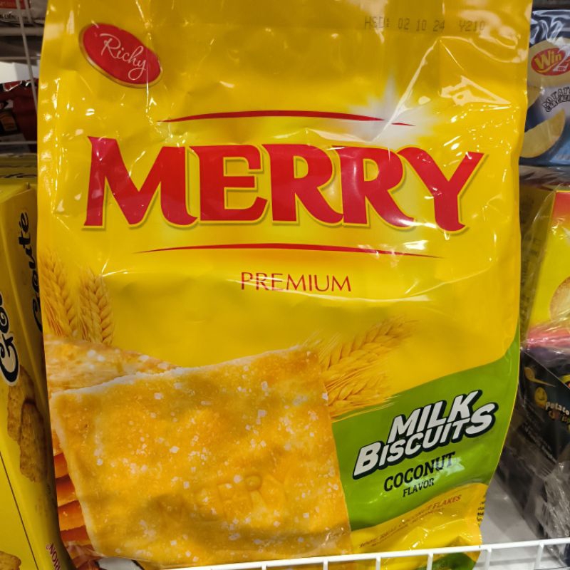 Bánh quy sữa Merry Richy vị dừa gói 528g (24 gói nhỏ) | Shopee Việt Nam
