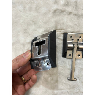 Combo 5 Móc gài cửa thùng xe chữ T có đế, cài cửa thùng xe tải cao cấp inox không rỉ.
