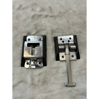 Combo 5 Móc gài cửa thùng xe chữ T có đế, cài cửa thùng xe tải cao cấp inox không rỉ.