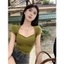 Áo cộc ngắn tay nữ thiết kế crt dáng ngắn hở lưng phối nơ gợi cảm trẻ trung năng động hottrend MT33 SP150