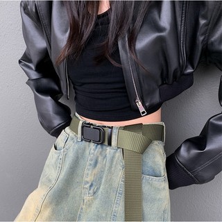 Thắt lưng unisex vải canvas Broobelt dây nịt dù khóa tự động bản dây 3.3cm cho nam nữ siêu bền TL80