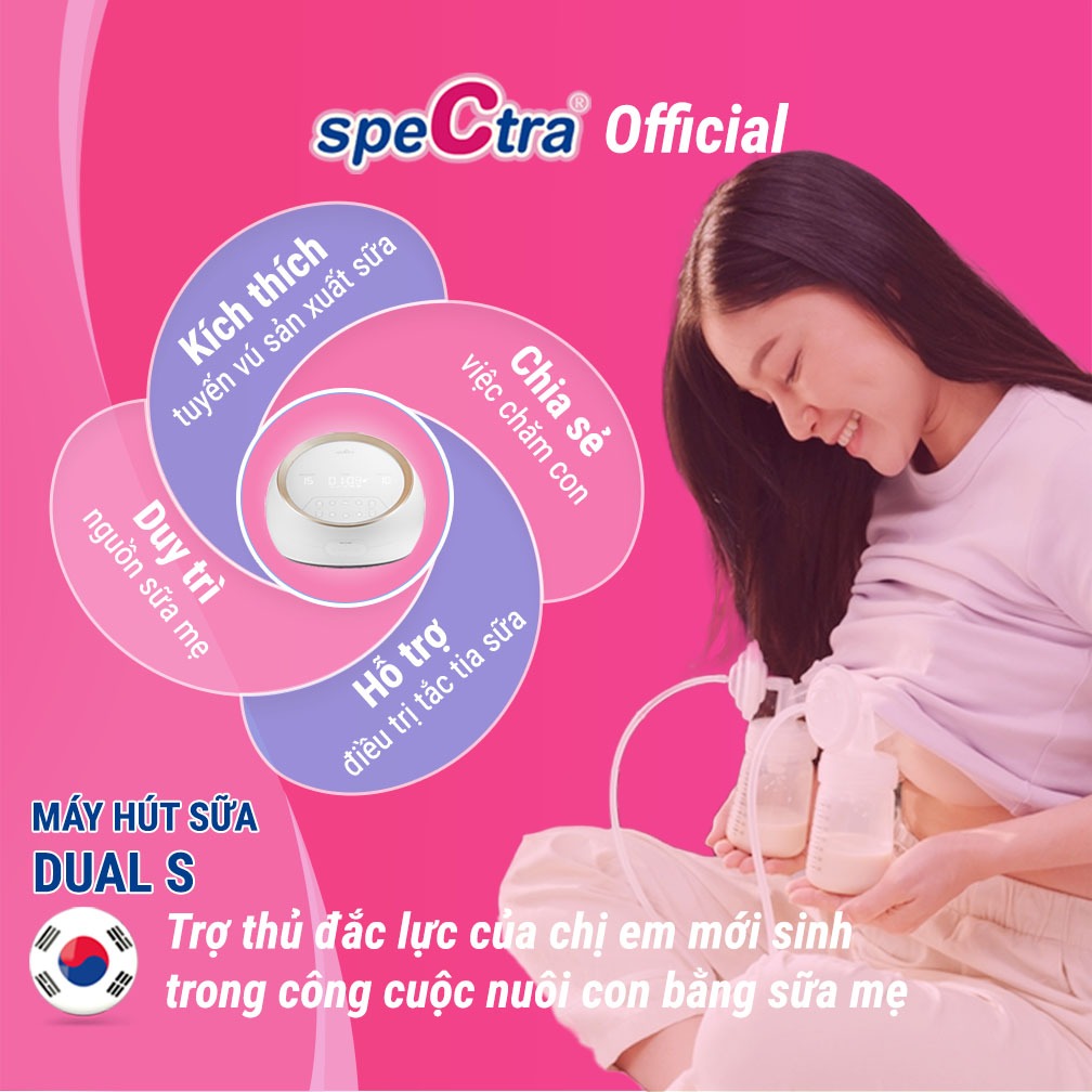Ảnh Máy Hút Sữa Điện Đôi/Kép Spectra Dual S - Hàng Chính Hãng 4