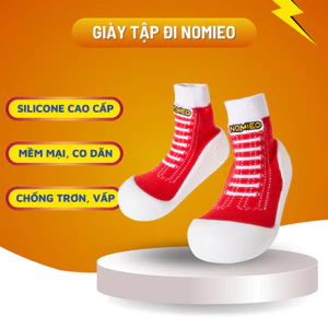 Giày tất tập đi chống trơn trượt Nomieo cao cấp cho bé