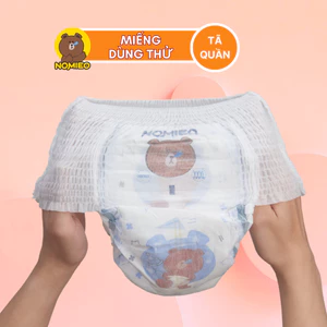 1 Miếng dùng thử bỉm Nomieo ngày đêm chống tràn hiệu quả đủ size dán/quần S1/M1/L1/XL1/XXL1/XXXL1