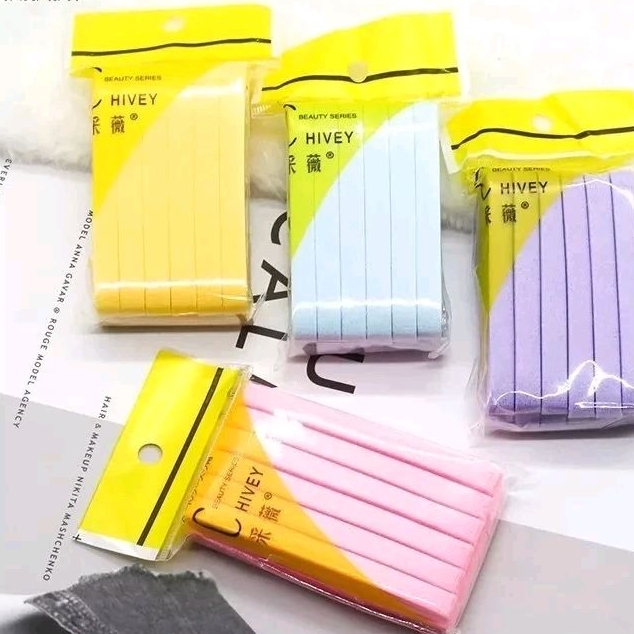 Bông mút rửa mặt bọt biển Chivey gói 12 miếng