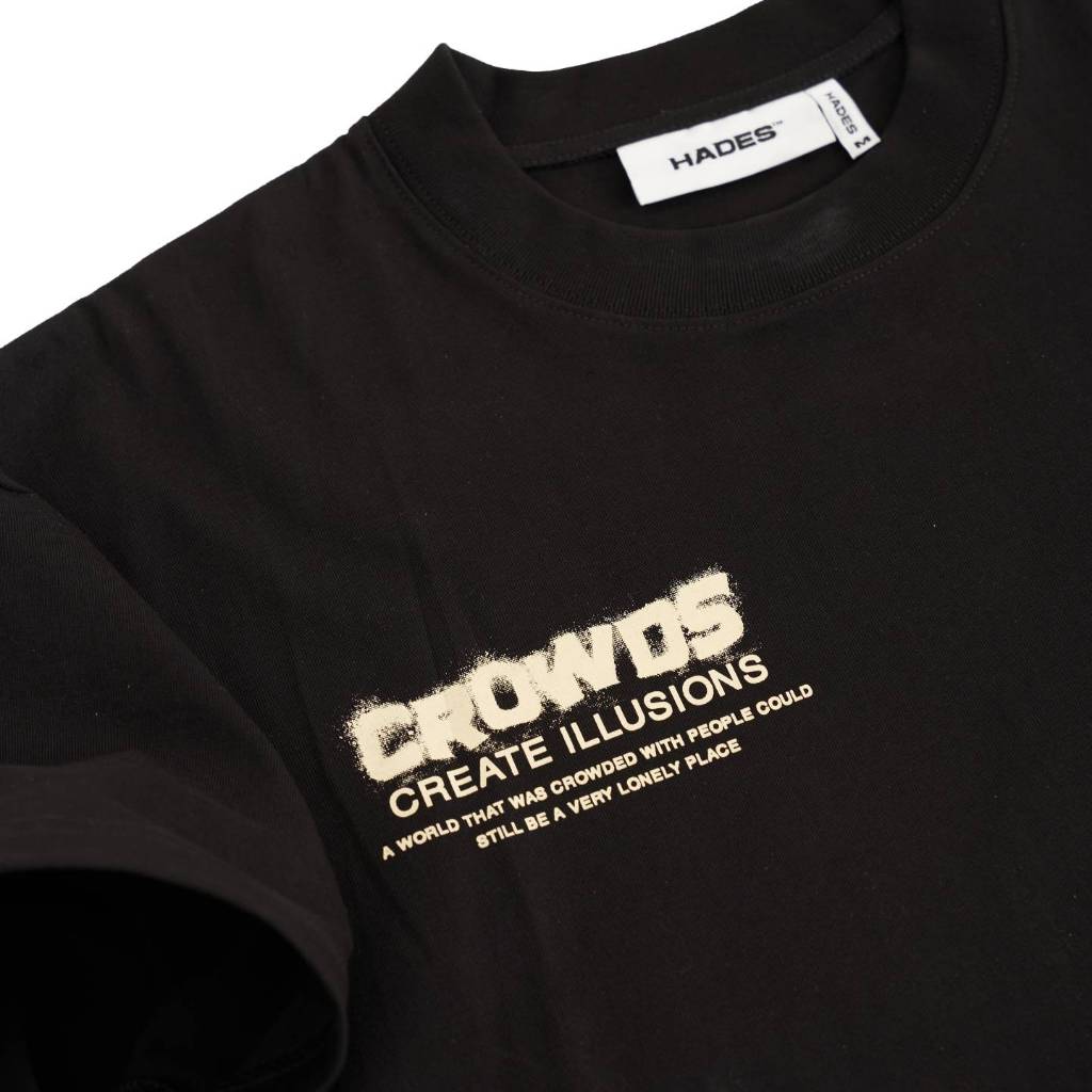 Ảnh HADES The Crowds Tee - HADES Brand chính hãng Áo thun tay lỡ cotton unisex 3