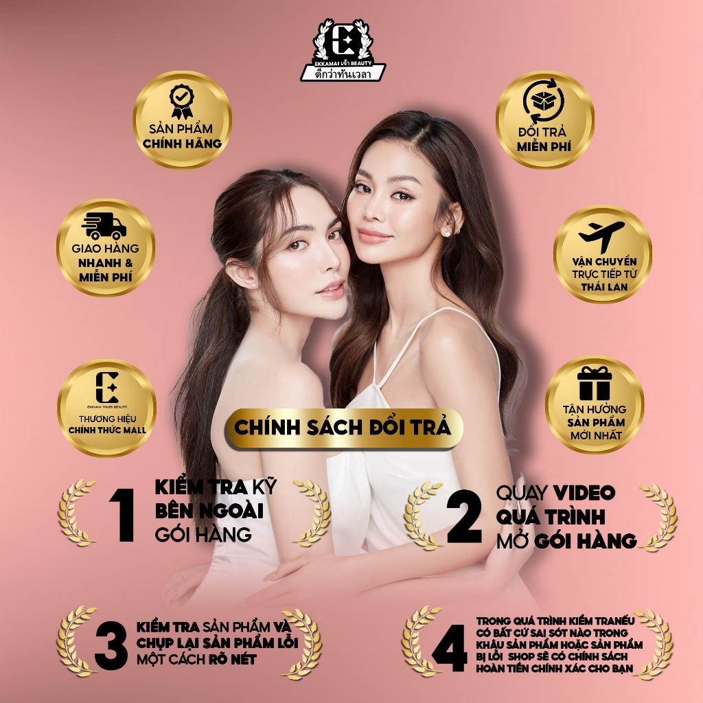 Bảng phấn 2in1 Neecara 8 ô hàng nội địa Thái Ekkamai Beauty