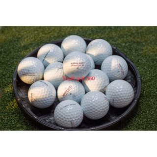 Bóng golf Kirkand cũ 99%, bóng trắng sáng không xước đưpj như ảnh
