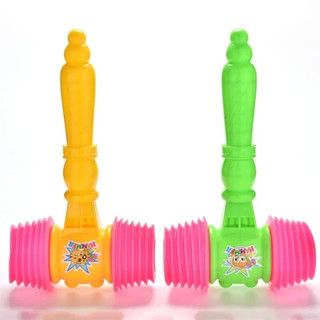 Combo 2 chiếc (Size To)Búa nhựa kêu chíp chíp, Búa hơi 2 đầu có còi kêu cho bé