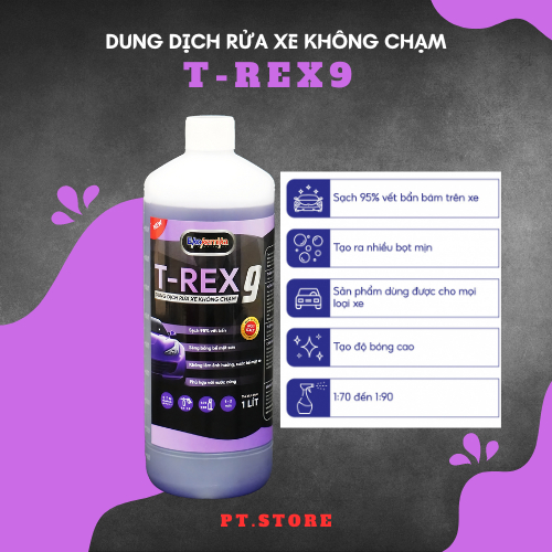 [EKOKEMIKA] DUNG DỊCH RỬA XE KHÔNG CHẠM T-REX9 [1L]