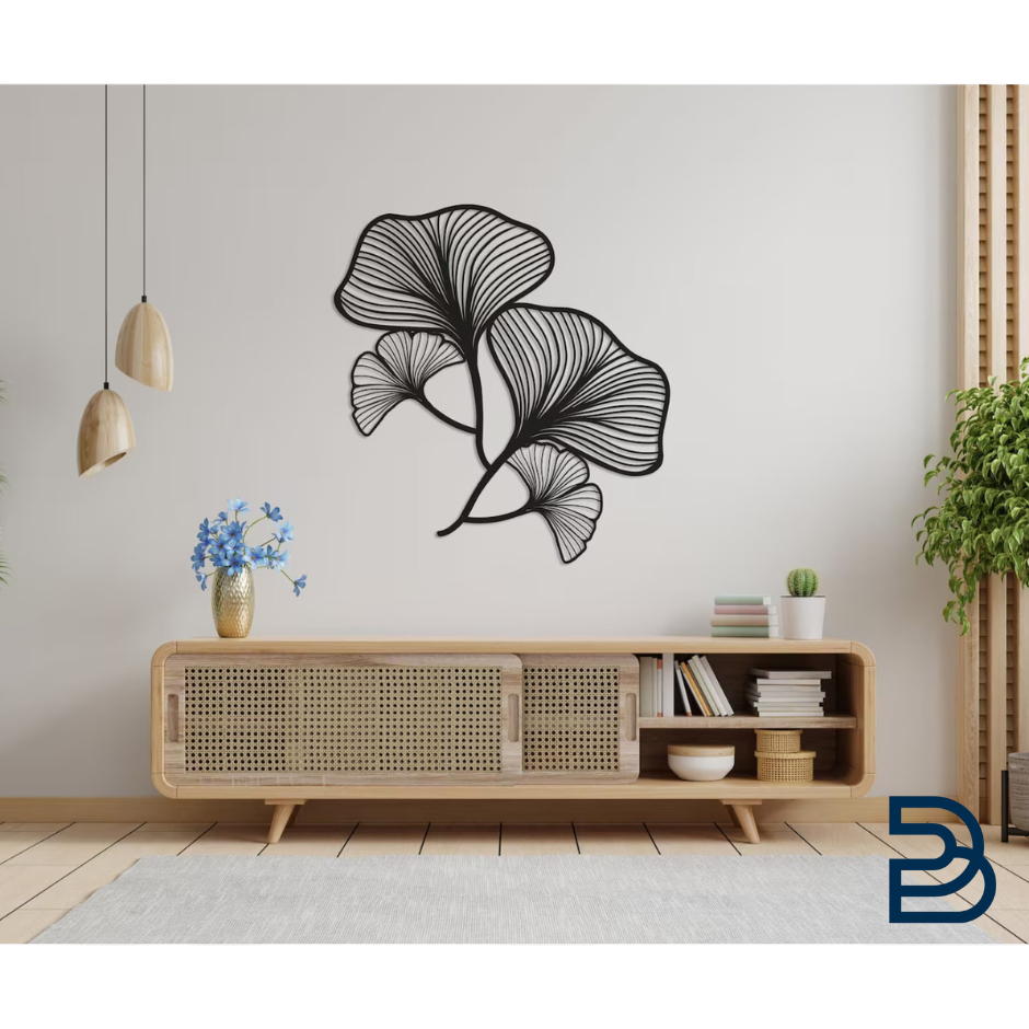 Tranh sắt CNC A07| Tranh sắt " Nhánh hoa", Treo tường nghệ thuật, Decor Trang trí