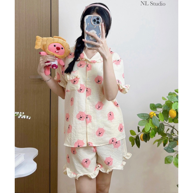 Bèo loopy S xốp thô