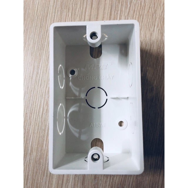 [Chính Hãng] Đế âm đơn MPE (hộp nhựa âm tường đơn) | Shopee Việt Nam