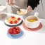 Đế lót ly, lót đĩa, tấm lót bình hoa, miếng lót nồi chịu nhiệt 200 độ C đa năng nhiều màu sắc trang trí Luxury SM30