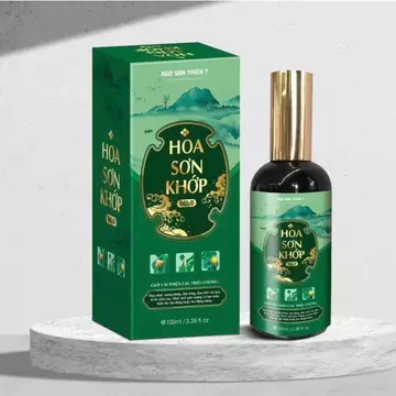Xịt Giảm Đau Hoa Sơn Khớp Chính Hãng – Thảo Dược Giảm Viêm, Đau Vai Gáy, Thoái Hóa, Đau Cột Sống