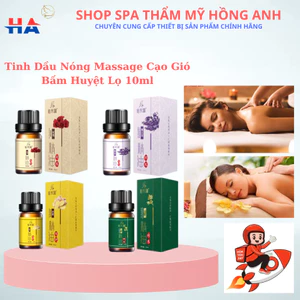Tinh Dầu Nóng Massage Giác Hơi Cạo Gió - Đả Thông Kinh Lạc Liu Thông Khí Huyết 10ml.