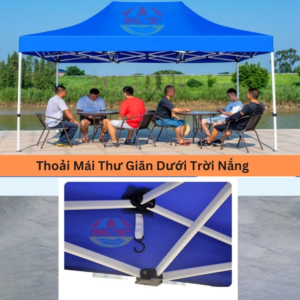 [Hàng Chuẩn - Nhiều Màu] Nhà Bạt Di Động 2M x 3M Che Nắng, Che Mưa Ngoài Trời, Khung Thép Sơn Tĩnh Điện