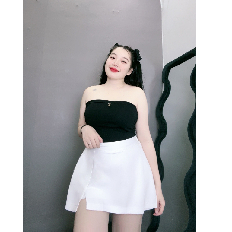 Quần Giả Váy Nữ Cạp Cao Bigsize Phom Đẹp,Quần Váy Nữ Vải Tuyết Chéo Mềm Mịn Lên Phom Cực Dễ Thương MÃ GVM