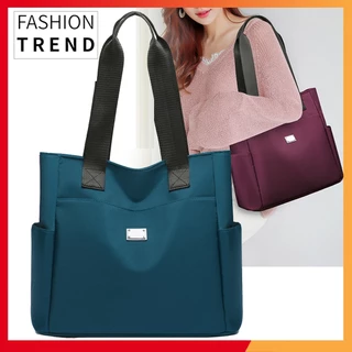 Túi đeo vai nữ công sở size rộng nhiều ngăn chất vải Oxford chống thấm nước túi tote vải thời trang túi xách nữ TX03