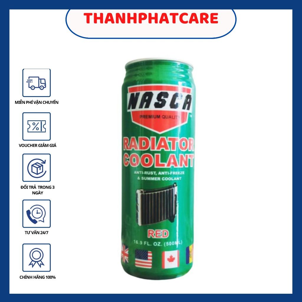 Nước làm mát ô tô xe máy NASCA RADIATOR COOLANT 500ml | Shopee Việt Nam