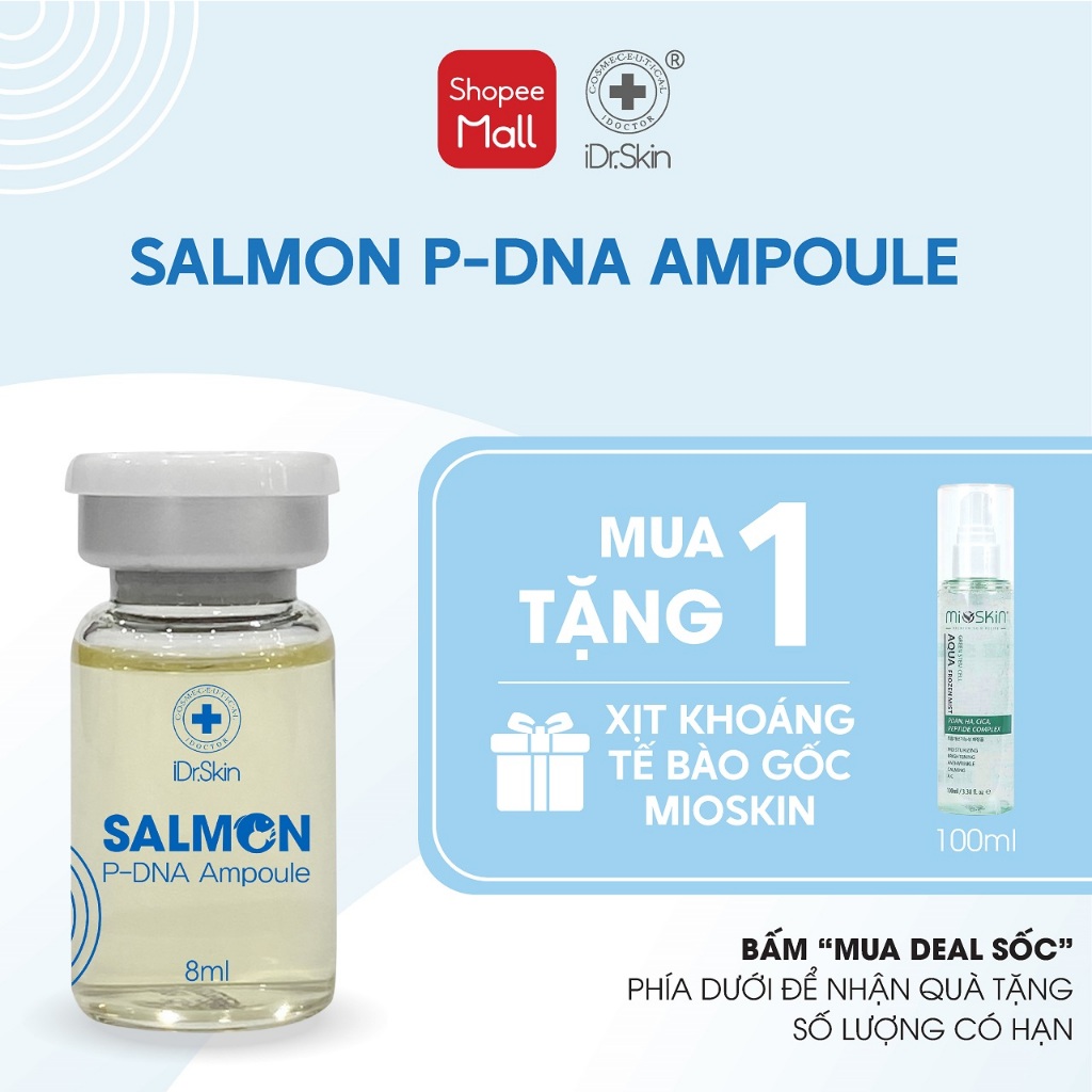 [idr Skin Chính Hãng] Tế Bào Gốc Idr Skin Salmon P Dna Ampoule Phục Hồi