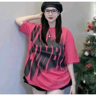 Áo thun nữ tay lỡ chất cotton in chữ ZOMBI phong cách Hàn Quốc