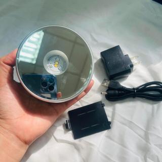 (9cm) Đế xoay trưng bày sản phẩm có đèn led, bàn xoay tự động, cắm điện trực tiếp chịu lực 4kg