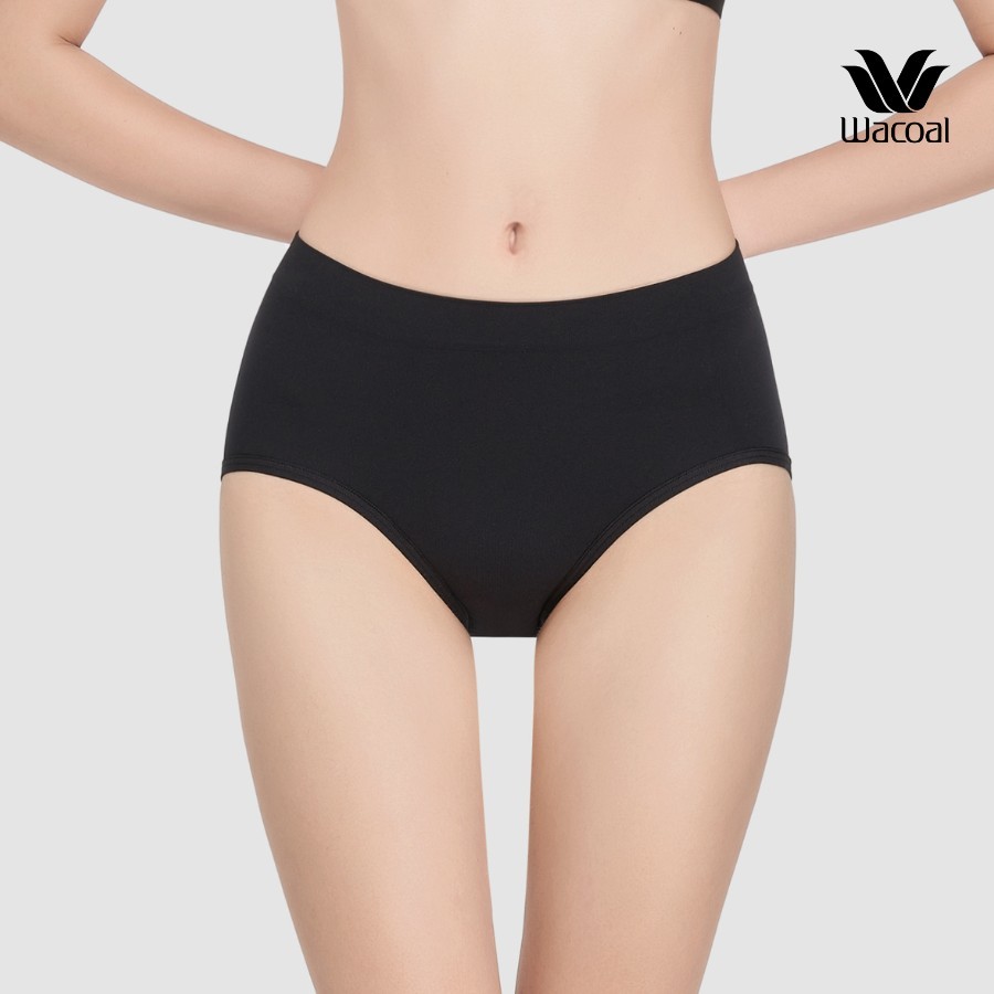 Quần lót Wacoal IWU3771 - IWU3K10H Smooth Cool Mát mịn & bền form lưng cao viền mỏng thun pha cotton