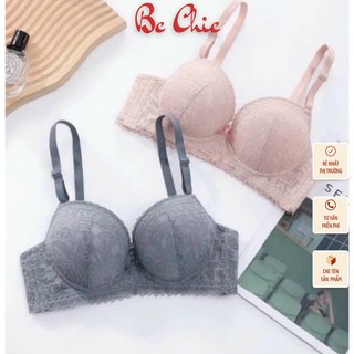 Áo lót ren không gọng đệm tym dày 5,5cm siêu nâng ngực Áo Ngực (Ren 5,5cm) BC_CHIC LINGERIE