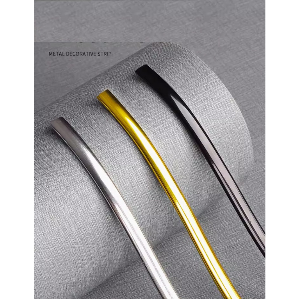 Cuộn 10m chỉ viền nẹp loại 1-khổ 8mm, dày 2mm dán kèm xốp dán tường ...