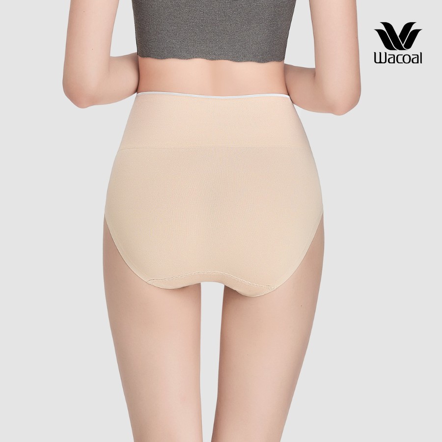 Quần lót nữ Wacoal IWU4998 Smooth Cool Mát mịn & bền form lưng cao ngang rốn, bản to, viền mỏng thun pha cotton - WU4998