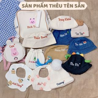 < không đổi tên được> Sản phẩm Thêu Tên sẵn. Ảnh thật tự chụp