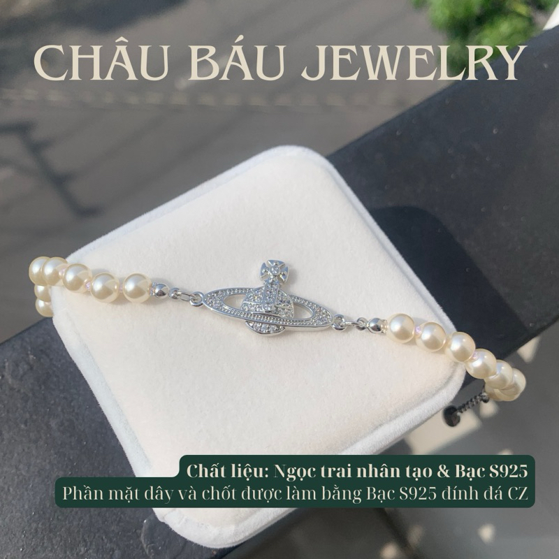 [Ảnh & clip thật] Vòng tay chuỗi hạt trai Hành tinh và Ngôi sao - Bạc S925