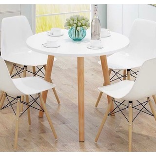 bàn ăn lớn kích thước 80x80 hình vuông, hình tròn ngồi bệt được 8 người, ngồi ghế được 4 người - Loaloahome