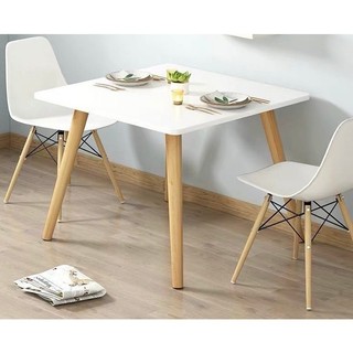 bàn ăn lớn kích thước 80x80 hình vuông, hình tròn ngồi bệt được 8 người, ngồi ghế được 4 người - Loaloahome