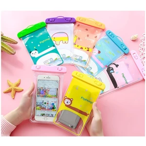 Túi Chống Nước Điện Thoại Hình Thú Dễ Thương – Túi Bảo Vệ Smartphone Đi Biển, Đi Bơi Có Dây Đeo