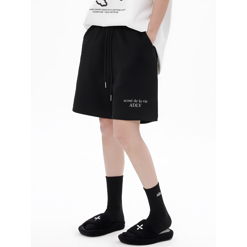 Quần Short ADLV Vải Cotton 2 Da Cao Cấp Form Unisex Không Xù Mẫu Mới Unim Store - QSADLV