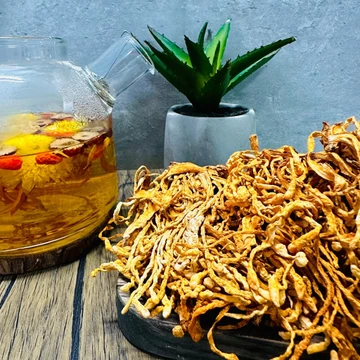 Đông Trùng Hạ Thảo 100gr Sấy Khô Sợi To Bồi Bổ - pha trà, nấu ăn, món hầm - ĐÔNG TRÙNG LOẠI TỐT
