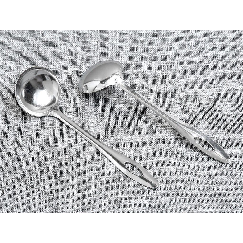 Vá múc canh,lẩu bằng inox cỡ nhí, nhỏ,trung,lớn | Shopee Việt Nam