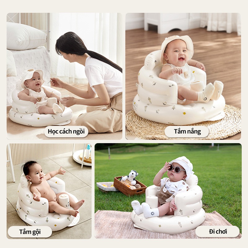 Ghế hơi bé tập ngồi, cao cấp phong cách Hàn Quốc Tự Động Chống trơn