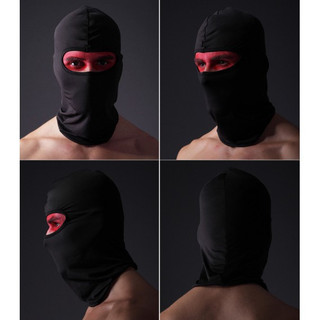 SWAT Khăn Trùm Đầu Ninja FULL Đen Siêu Co Giản Thoáng Mát Libi House Phụ Kiện Du Lịch