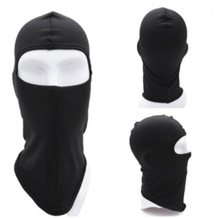 SWAT Khăn Trùm Đầu Ninja FULL Đen Siêu Co Giản Thoáng Mát Libi House Phụ Kiện Du Lịch