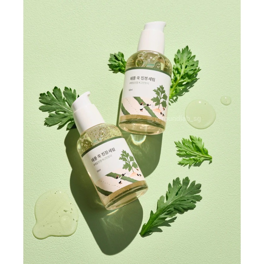 Ảnh Tinh chất dưỡng làm dịu da Round Lab Mugwort Calming Serum 50ml 2