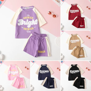 Bộ thun ngắn tay LITIBABY tay áo giáp lăng cao cấp size 2/8 tuổi