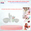 Bộ Bát Thìa Chổi, Cọ silicon Dao Trộn Chuyên Dùng Đắp Mặt Nạ Dùng Trong Spa Thẩm Mỹ Viện.