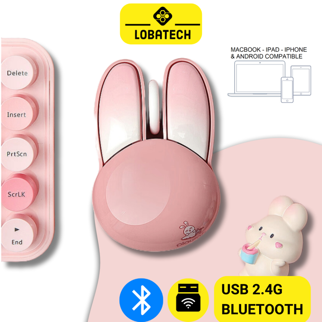 Chuột không dây bluetooth chuột tai thỏ MOFII M6 dễ thương dùng cho ...